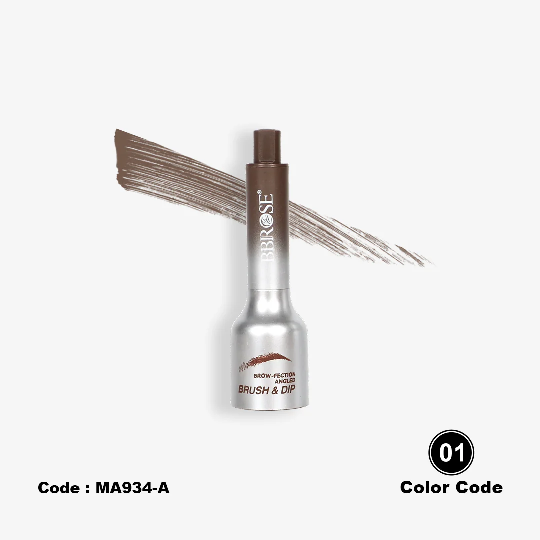 BBROSE Browfection Brush & Dip – Angled Brow Gel - Image 4