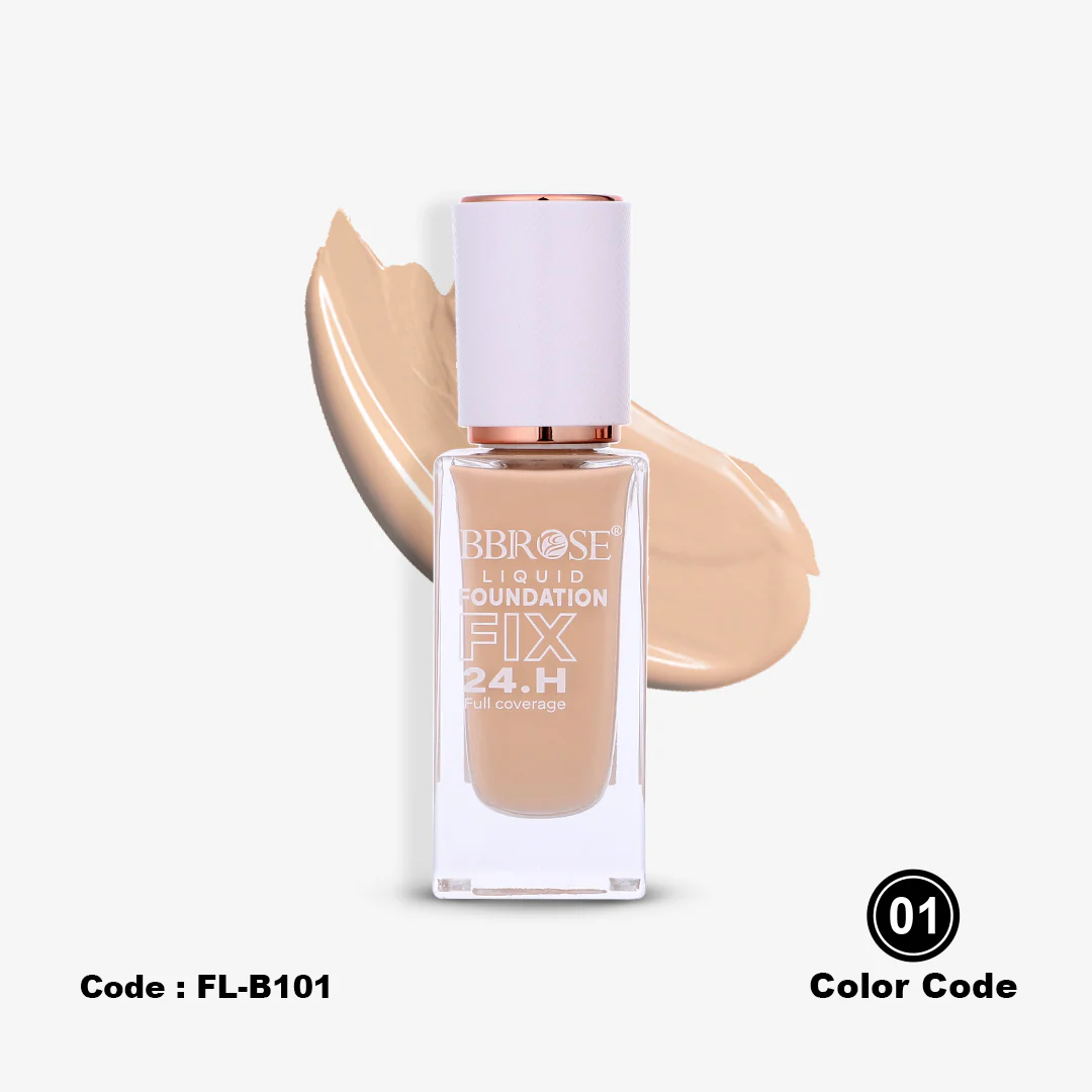 BBROSE Liquid Foundation FIX 24H – Full Coverage - Image 4