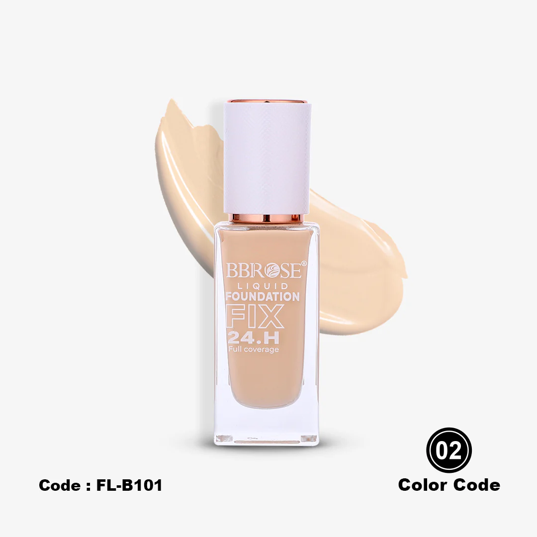 BBROSE Liquid Foundation FIX 24H – Full Coverage - Image 5