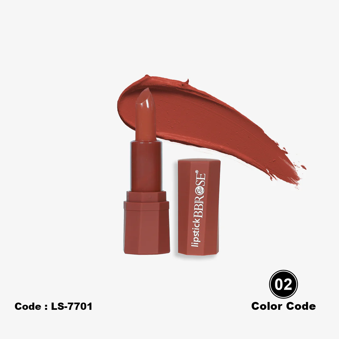 BBROSE Matte Bold Lipstick – Classic Crimson - Image 4